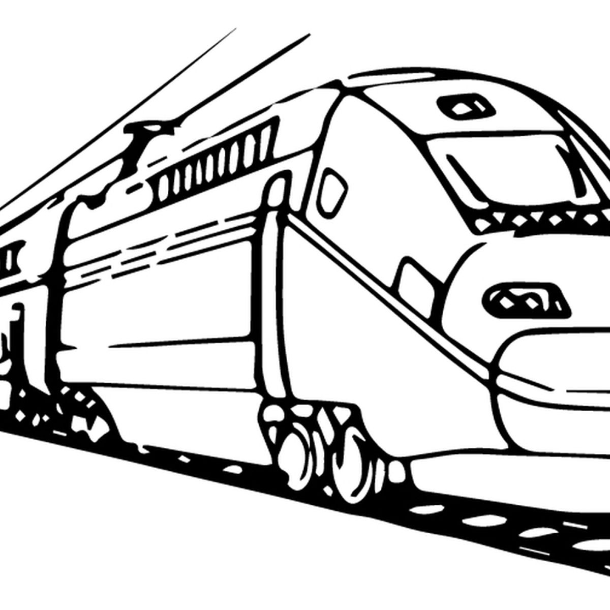 GENERICO - Decomural Modern Train Train Transport WS-35557