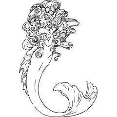 GENERICO - Decomural Mermaid Fairy Tale WS-35565