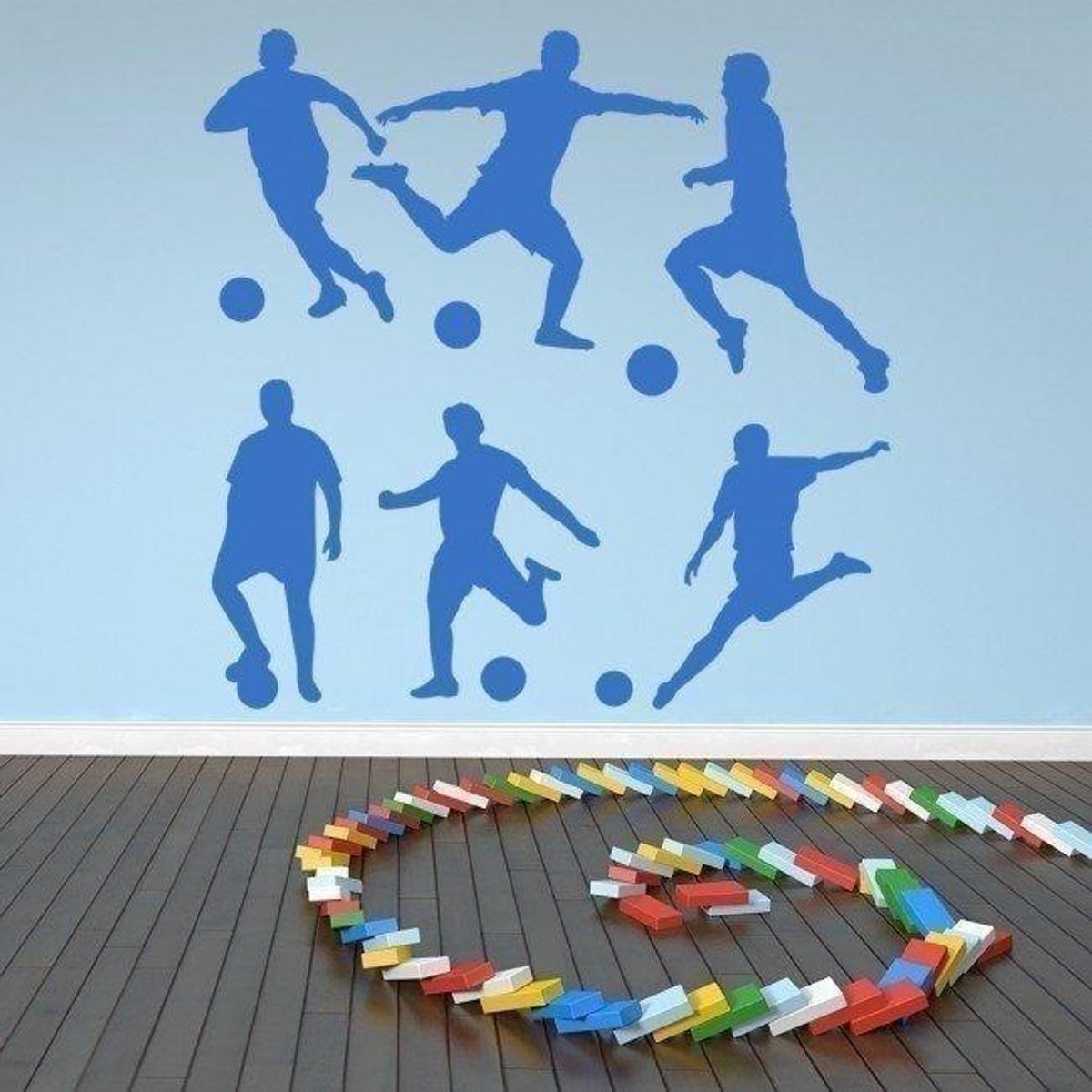 GENERICO - Decomural Football Players Ball Sports Set WS-33258