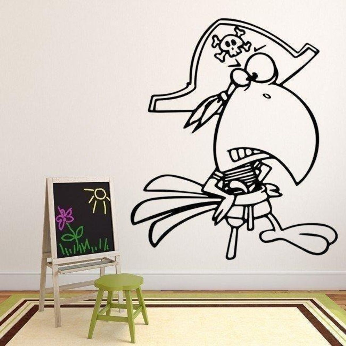 GENERICO - Decomural Parrot Pirate WS-35590