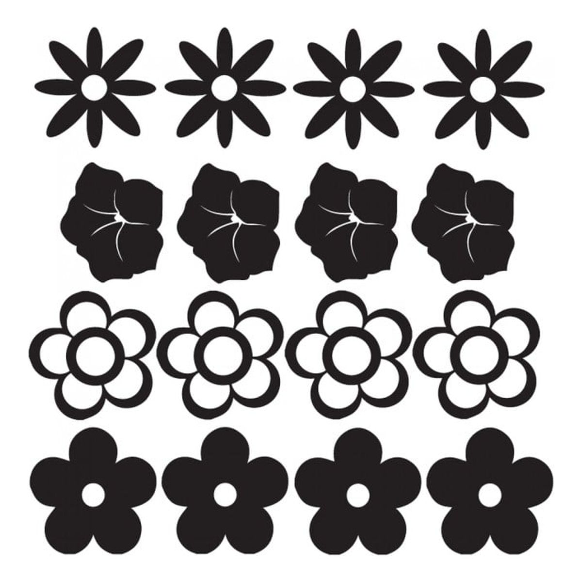 GENERICO - Decomural Flower Group Daisy Floral Set WS-33273