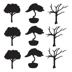 GENERICO - Decomural Trees Plants Set WS-33282