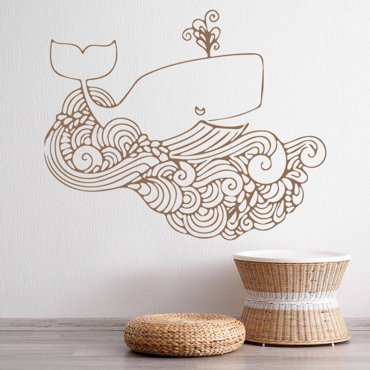 GENERICO - Decomural Ocean Whale Sea Animals WS-35628