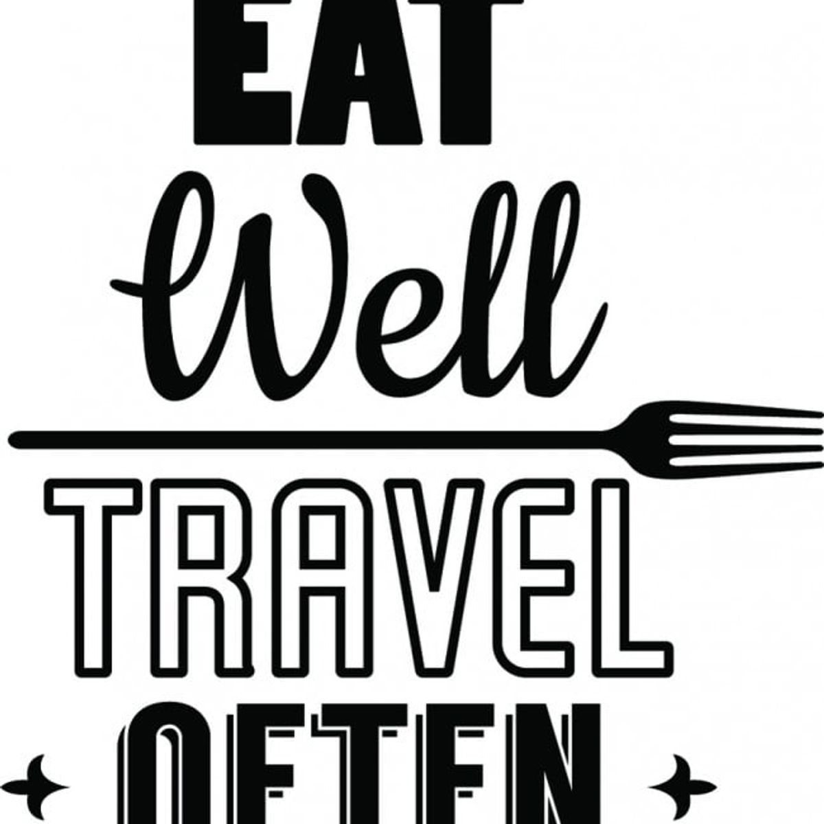 GENERICO - Decomural Eat Well Travel Often WS-46108