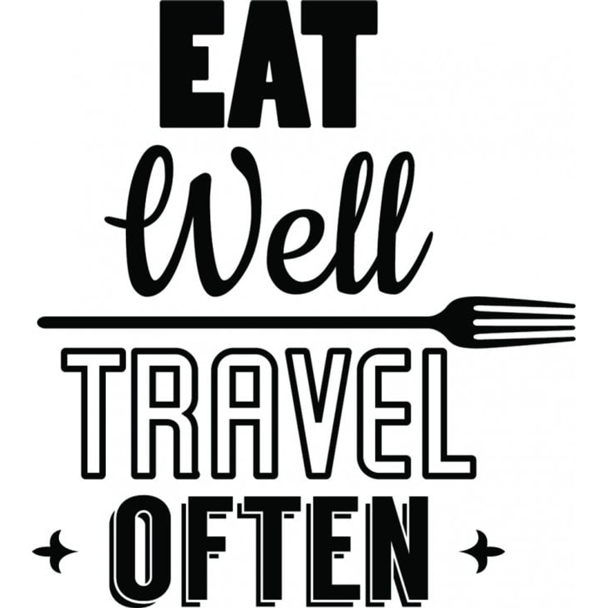 GENERICO - Decomural Eat Well Travel Often WS-46108