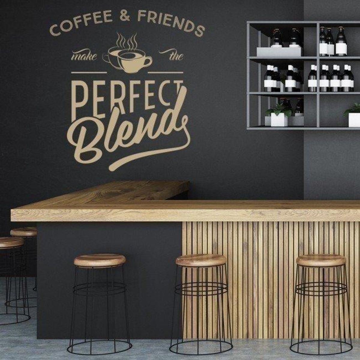 GENERICO - Decomural Coffee & Friends Kitchen WS-46116