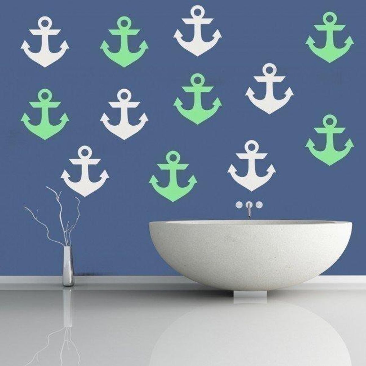 GENERICO - Decomural Anchor Seaside Nautical Pack WS-33317