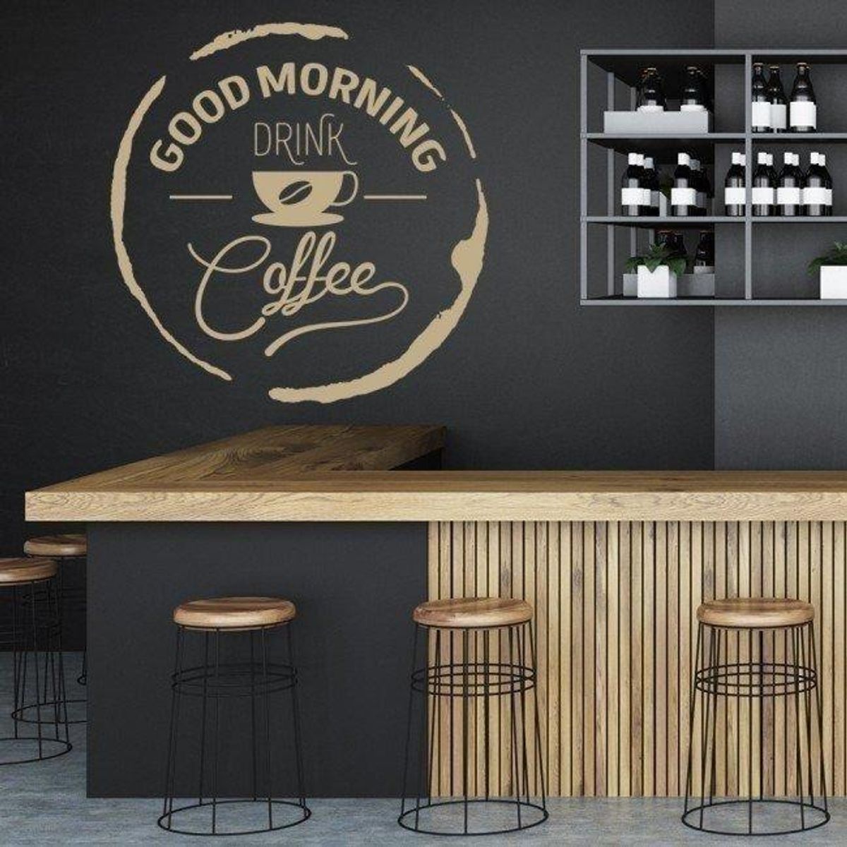 GENERICO - Decomural Good Morning Coffee WS-46122