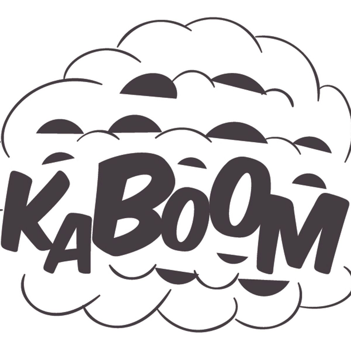 GENERICO - Decomural Kaboom Cloud Comic Book WS-35651