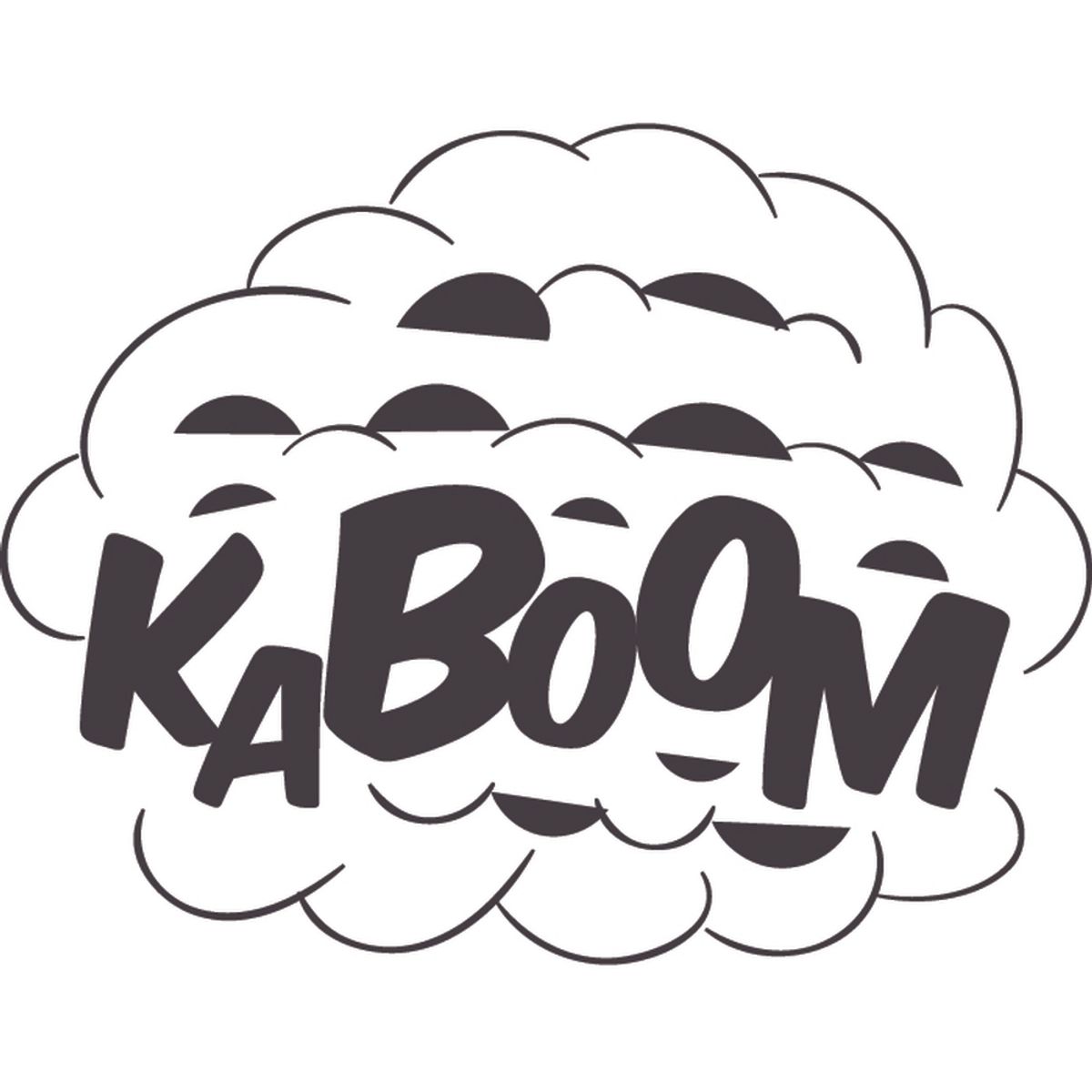 GENERICO - Decomural Kaboom Cloud Comic Book WS-35651