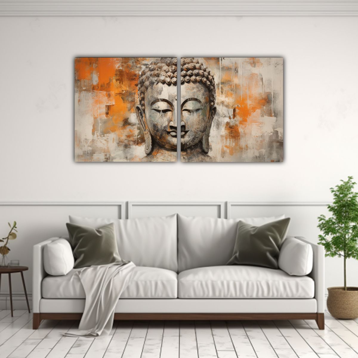 GENERICO - Pinturas Decorativas De Dos Artes De Pared 120x60 Cm