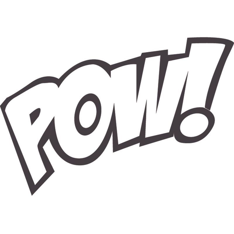 GENERICO - Decomural Pow Comic Book WS-35652