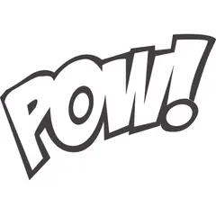 GENERICO - Decomural Pow Comic Book WS-35652