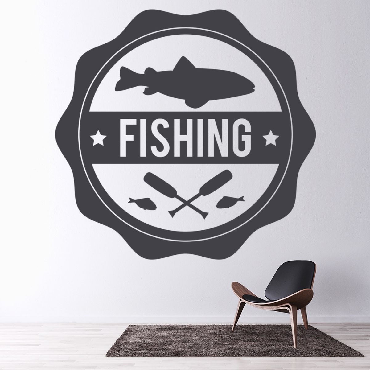 GENERICO - Decomural Fishing Sign WS-35710