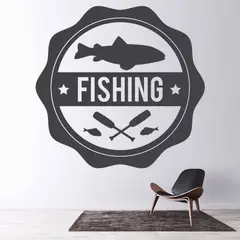 GENERICO - Decomural Fishing Sign WS-35710