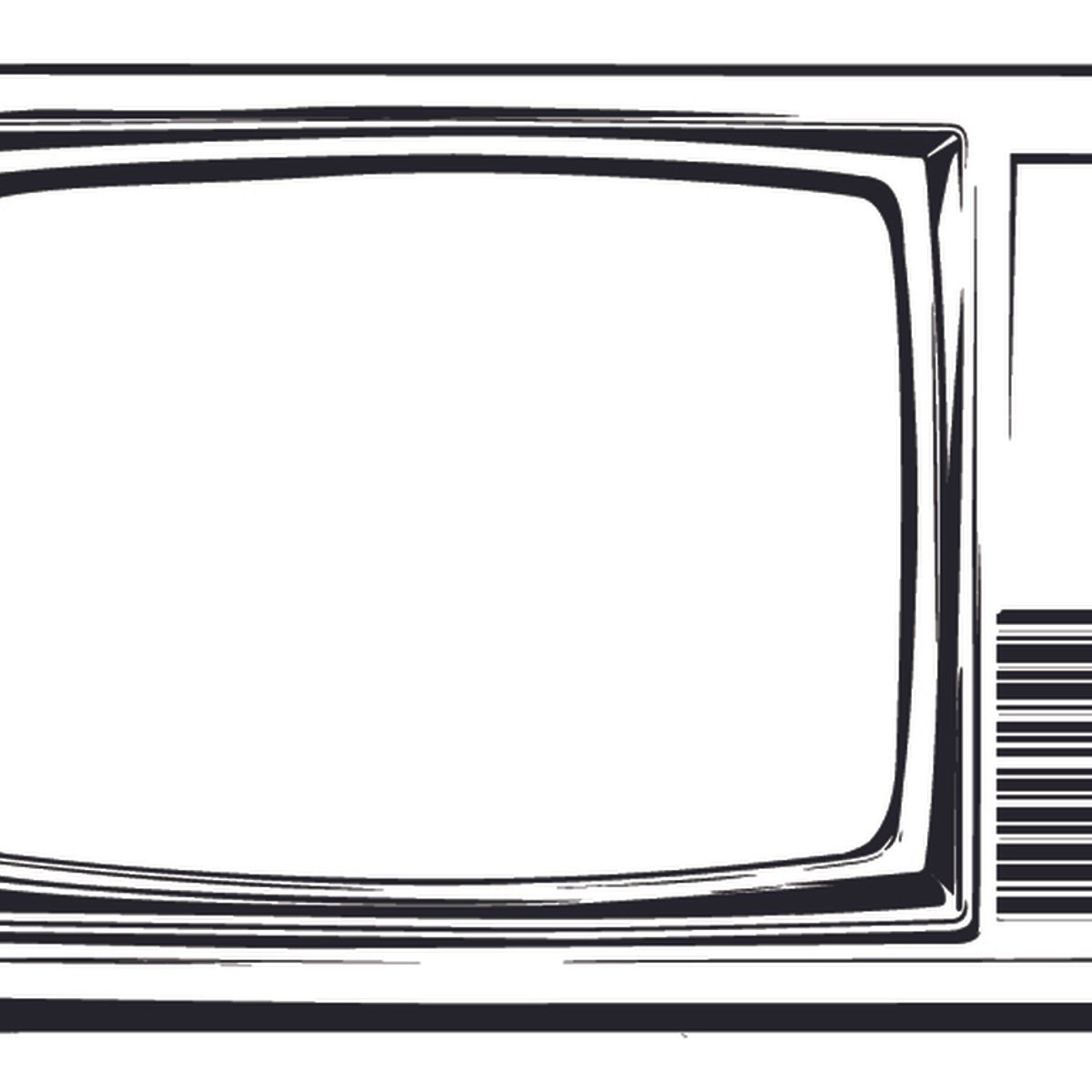 GENERICO - Decomural Vintage Tv Retro Television WS-35731