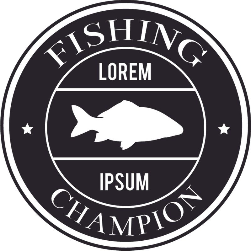 GENERICO - Decomural Lorem Ipsum Fishing Champion WS-35732