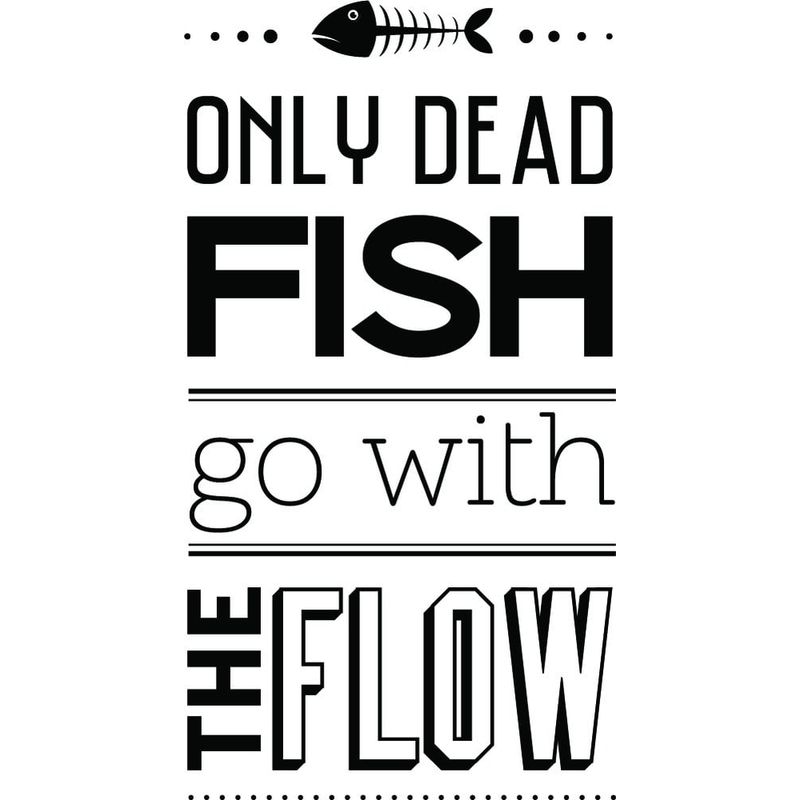 GENERICO - Decomural Go With The Flow Fishing WS-46145