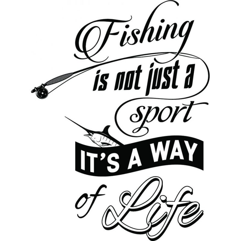 GENERICO - Decomural Fishing Is A Way Of Life Fisherman WS-46147