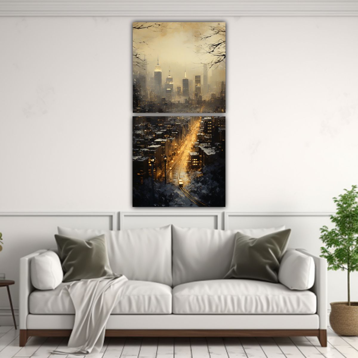 GENERICO - Pinturas Decorativas De Interiores De Diseño De 70x140 Cm