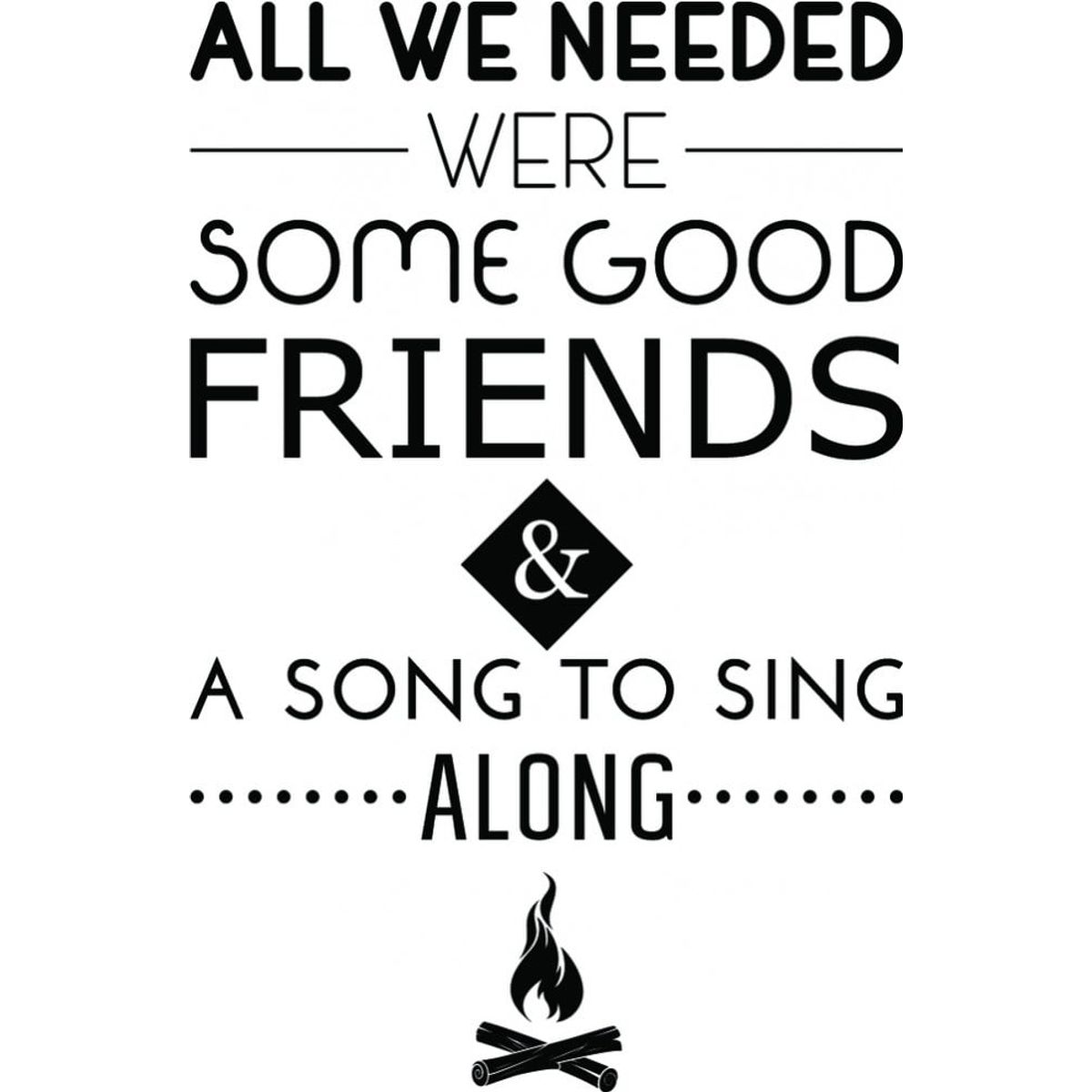 GENERICO - Decomural Good Friends And Songs Camping WS-46155