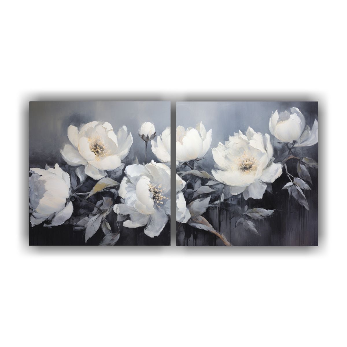 GENERICO - Cuadro Impreso Armonía De Colores Peonías 120x60 Cm