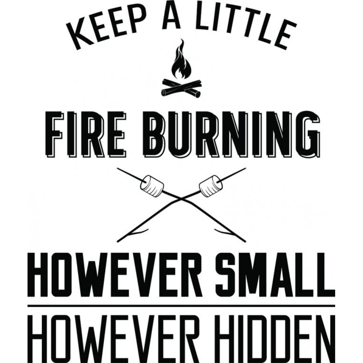 GENERICO - Decomural Keep A Fire Burning Inspirational WS-46161