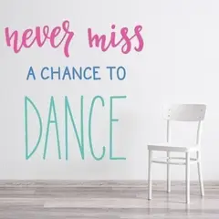 GENERICO - Decomural Never Miss A Chance Dance WS-46170