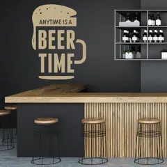 GENERICO - Decomural Anytime Is Beer Time Alcohol WS-46168