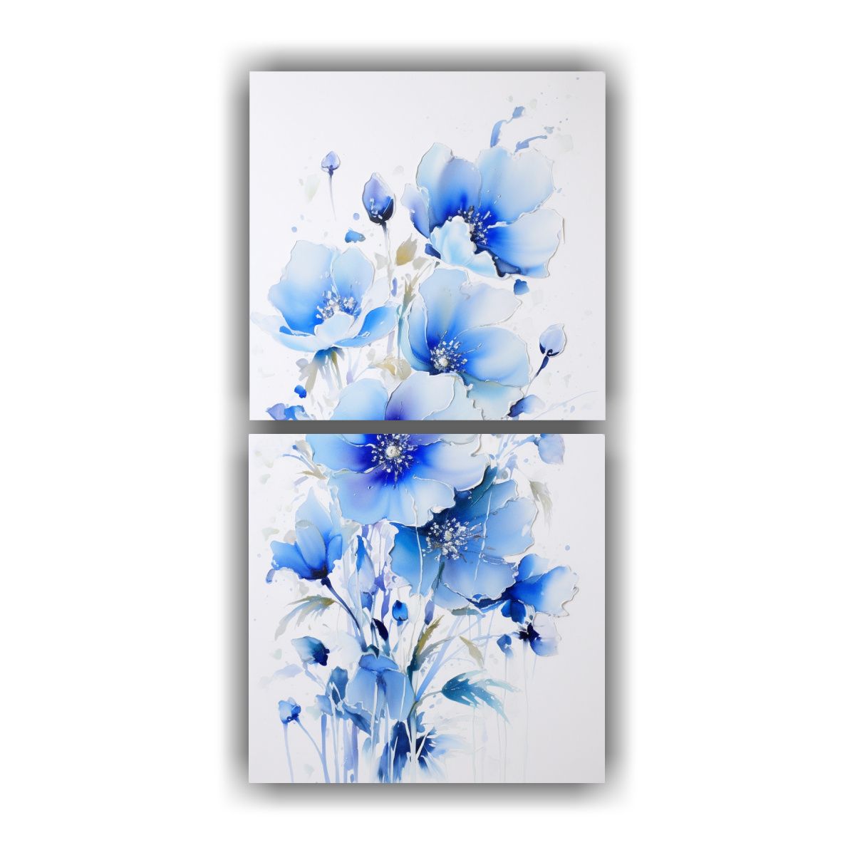 GENERICO - Lienzo Decorativo Fantasía En Acrílico Blanco 70x140 Cm