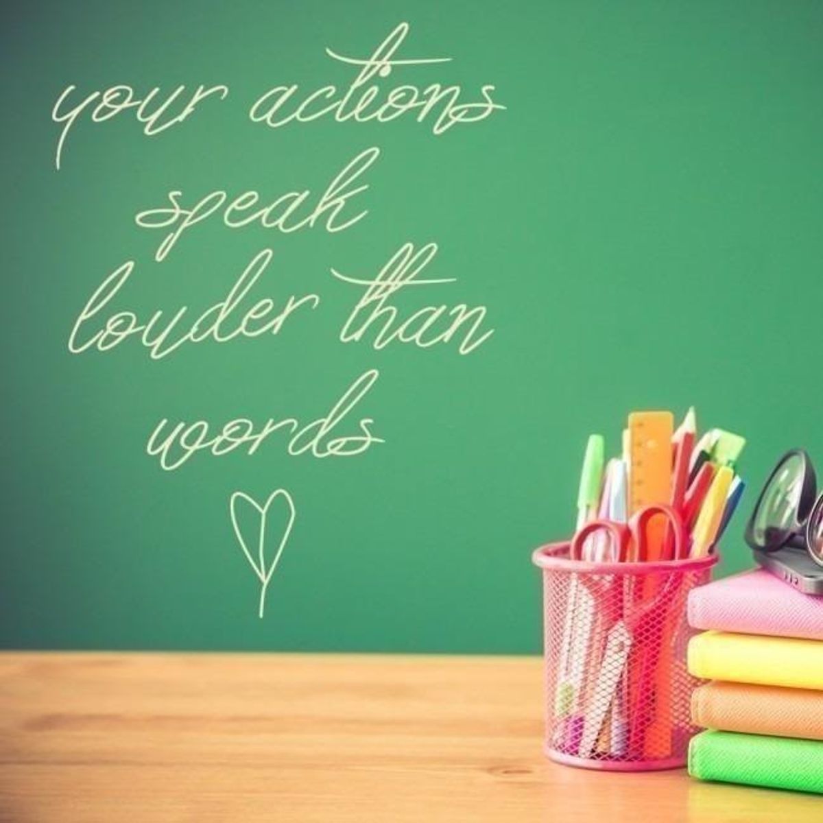 GENERICO - Decomural Actions Speak Louder Inspirational WS-35763