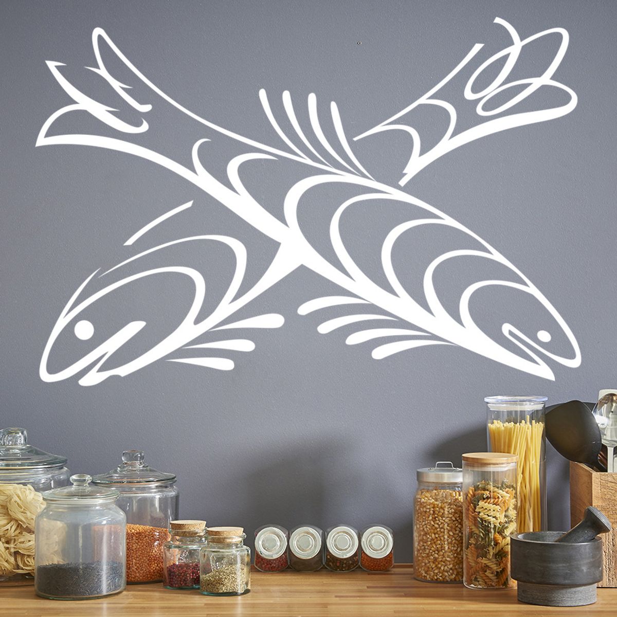 GENERICO - Decomural Two Fish Kitchen WS-35843