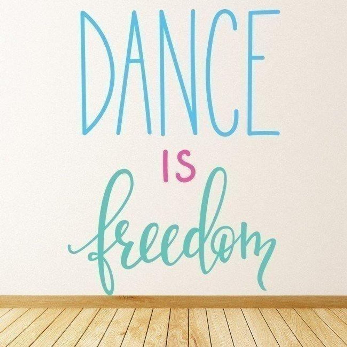 GENERICO - Decomural Dancing Dance Is Freedom Sticker WS-46172