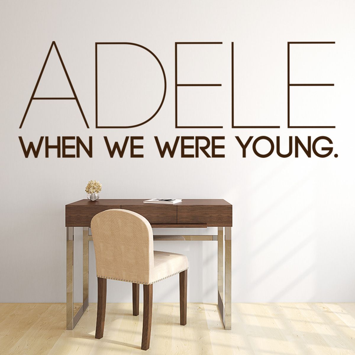 GENERICO - Decomural When We Were Young Adele Song Lyrics WS-40782