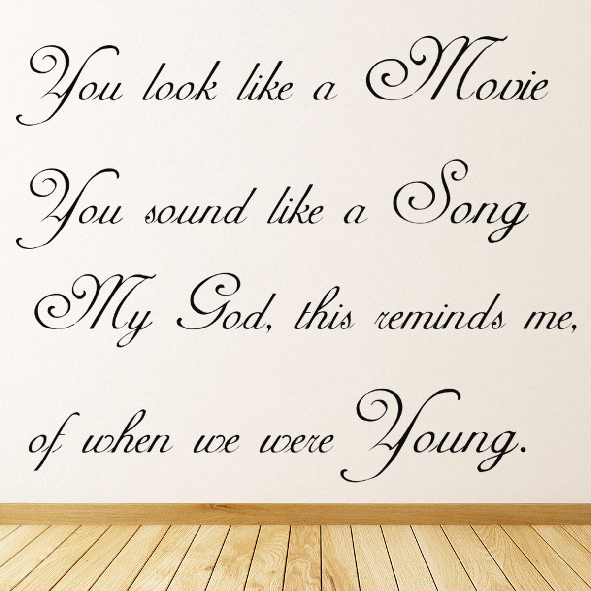 GENERICO - Decomural When We Were Young Adele 25 Song Lyrics WS-40783