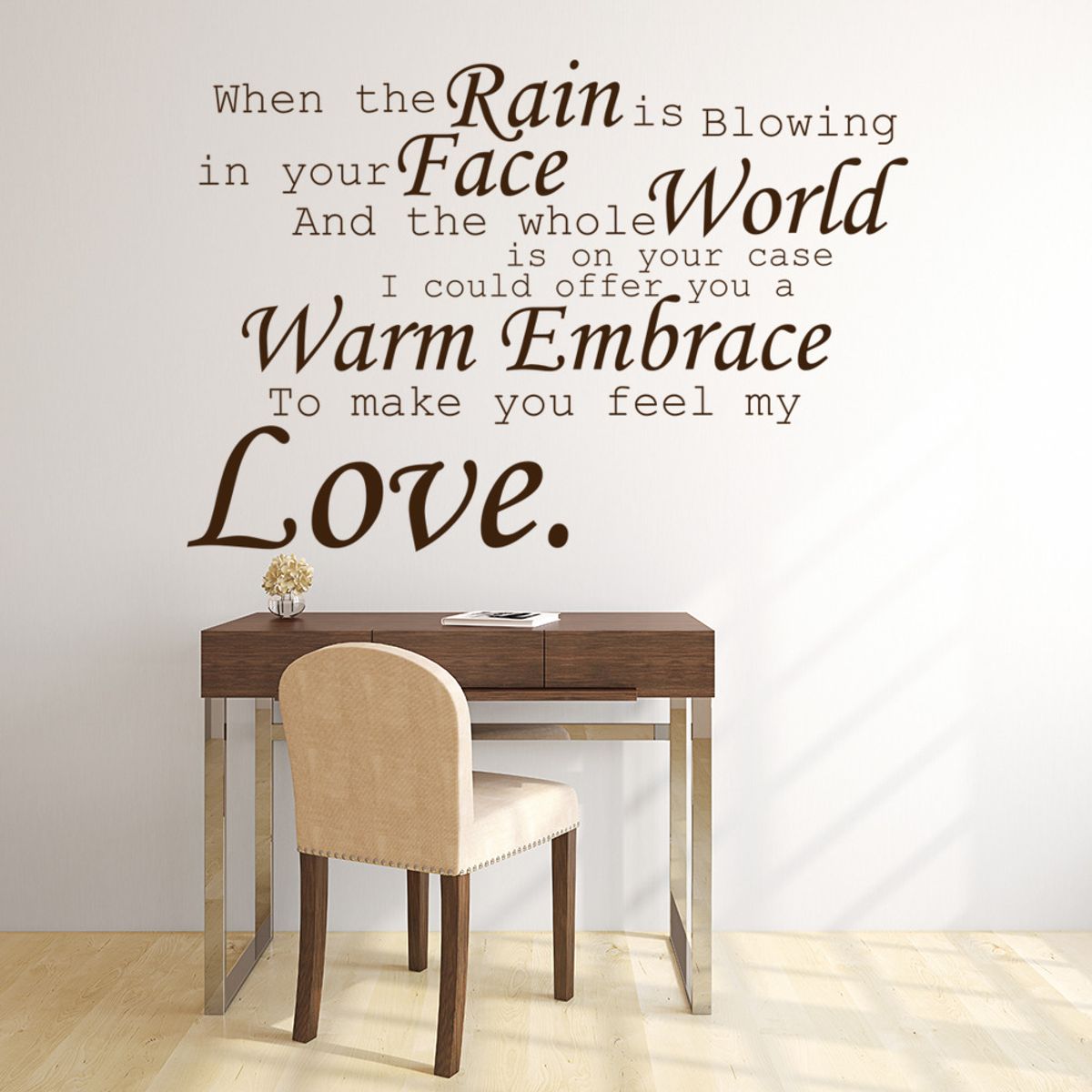 GENERICO - Decomural Make You Feel My Love Adele Song Lyrics WS-40786