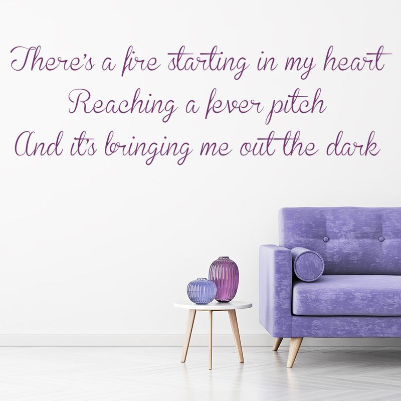 GENERICO - Decomural Rolling In The Deep Adele Song Lyrics WS-40790
