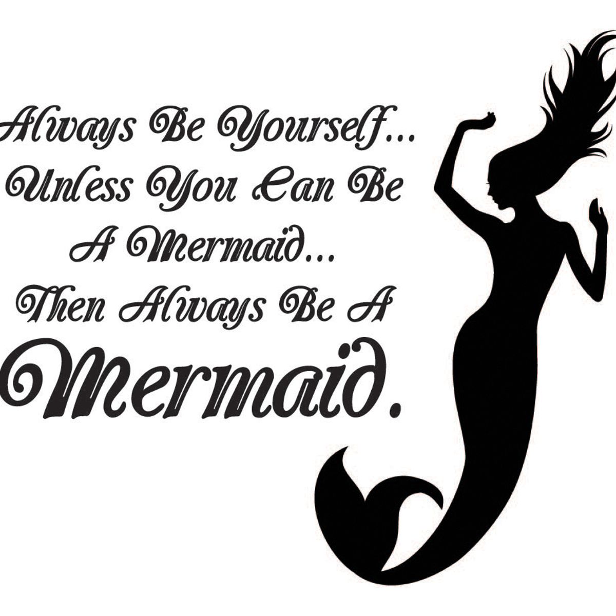 GENERICO - Decomural Always Be A Mermaid Girls WS-40803