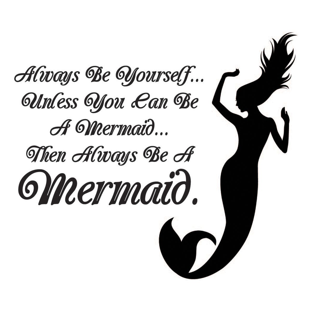 GENERICO - Decomural Always Be A Mermaid Girls WS-40803