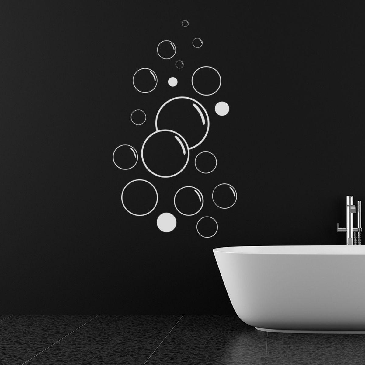 GENERICO - Decomural Bubbles Bathroom WS-40804