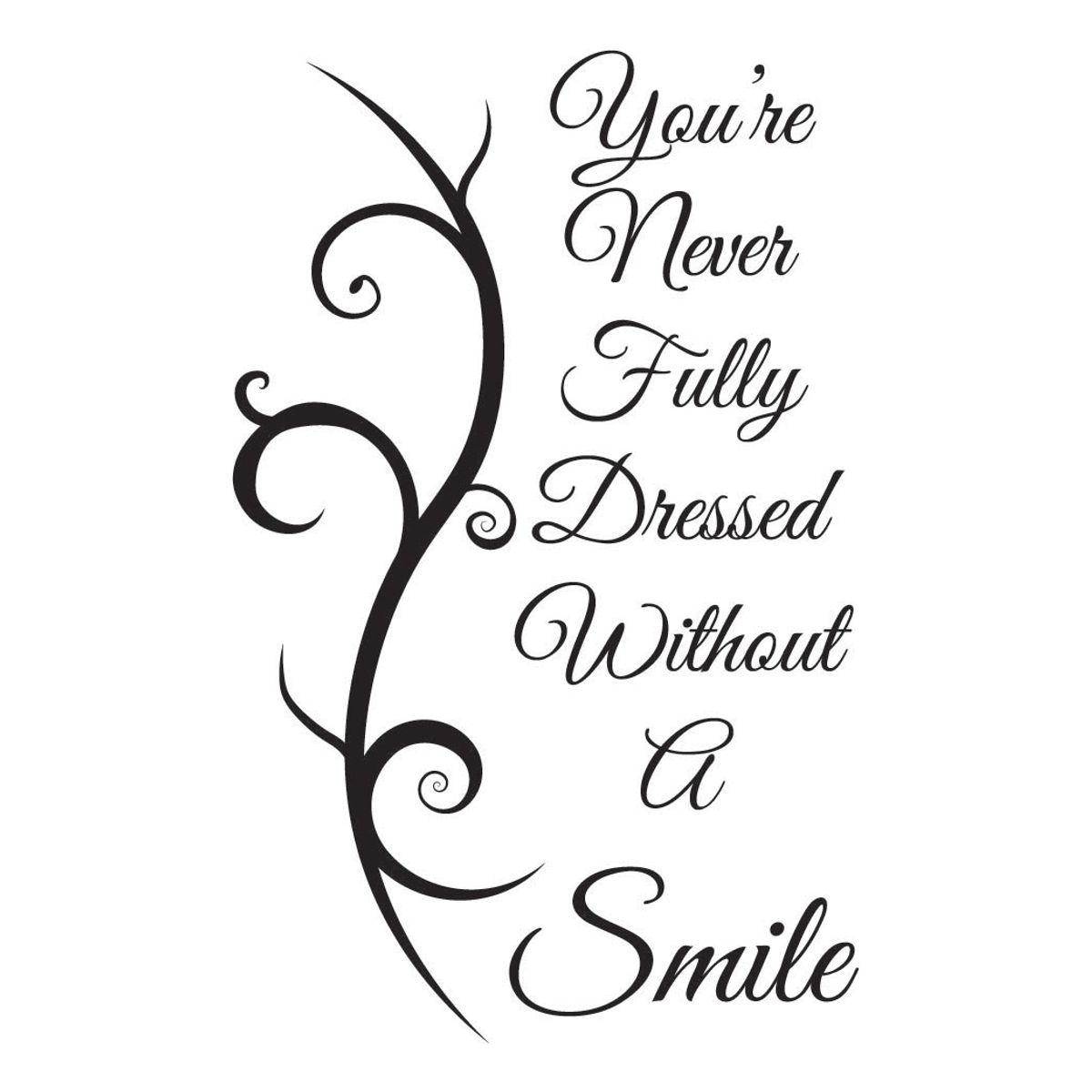 GENERICO - Decomural Never Fully Dressed Without A Smile WS-40805