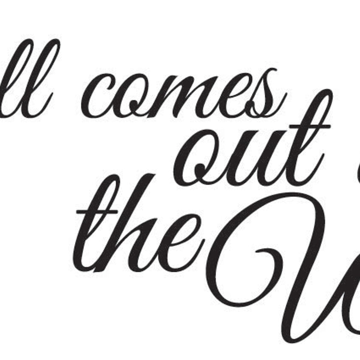 GENERICO - Decomural It All Comes Out In The Wash Bathroom WS-40807