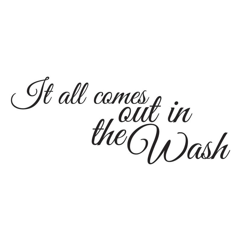 GENERICO - Decomural It All Comes Out In The Wash Bathroom WS-40807