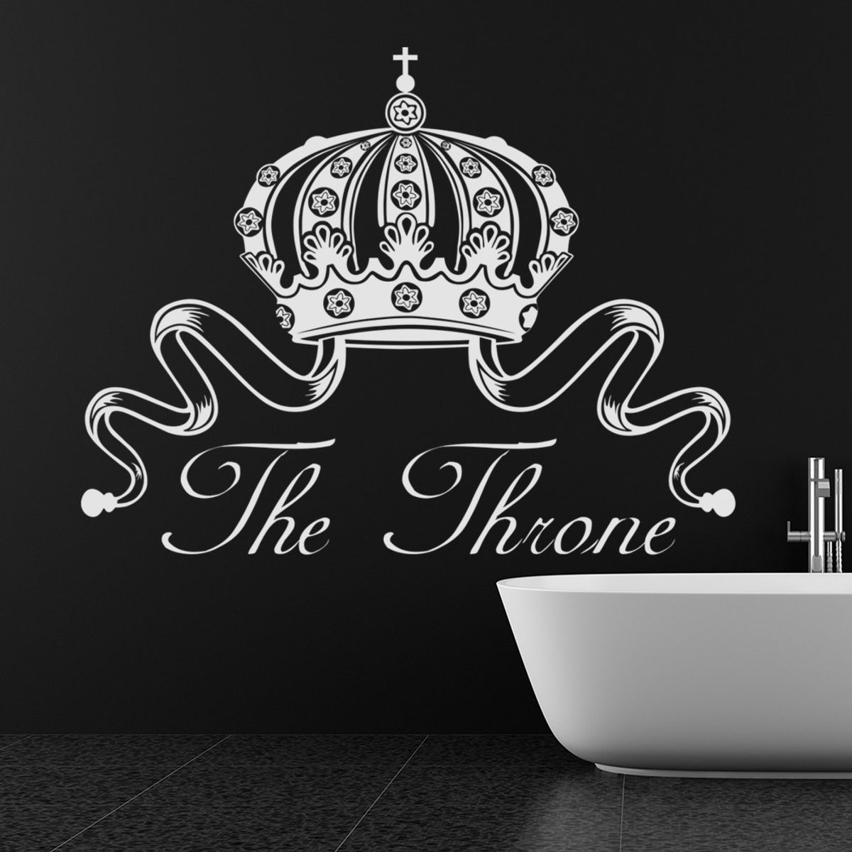 GENERICO - Decomural The Throne Toilet Humour WS-40810