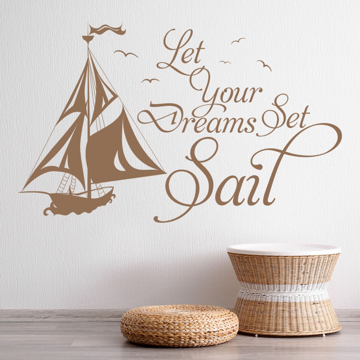 GENERICO - Decomural Dreams Set Sail Inspirational WS-40811