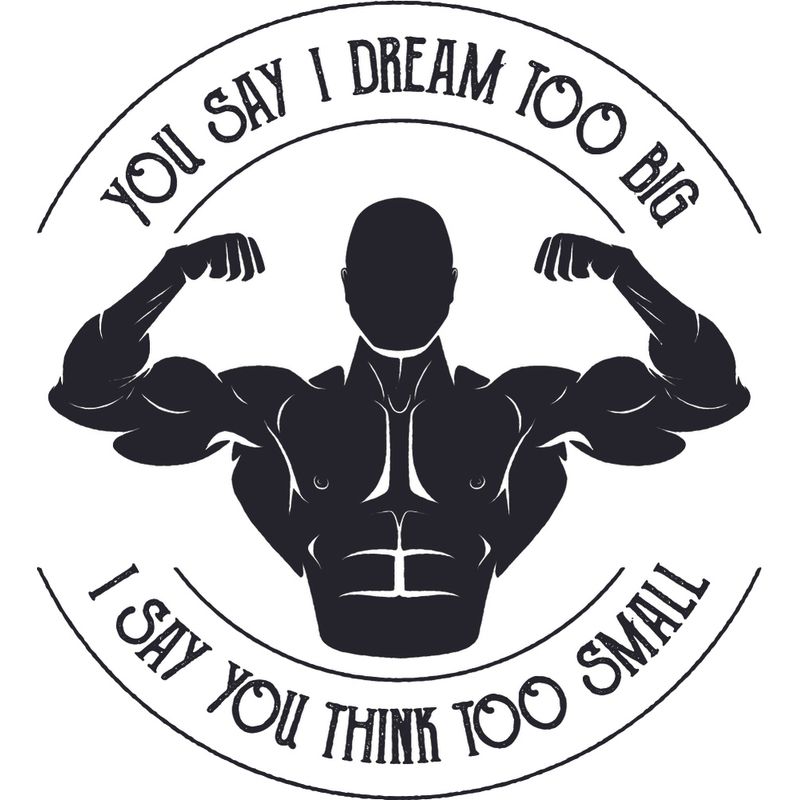 GENERICO - Decomural Show People Your Dreams Inspirational WS-46202