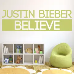 GENERICO - Decomural Believe Justin Bieber WS-40818