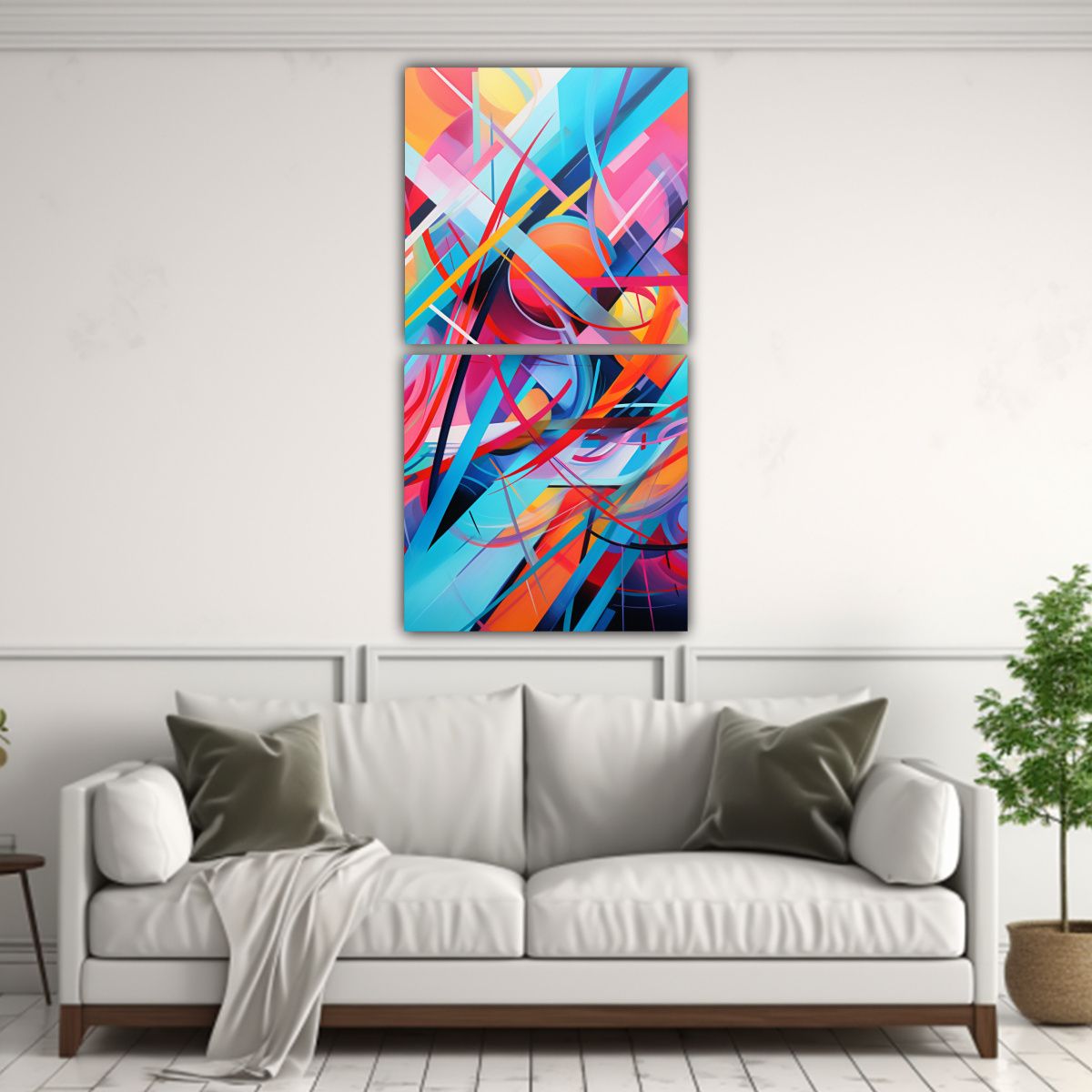 GENERICO - Cuadro Clásico De Alta Calidad Con 80x160 Cm