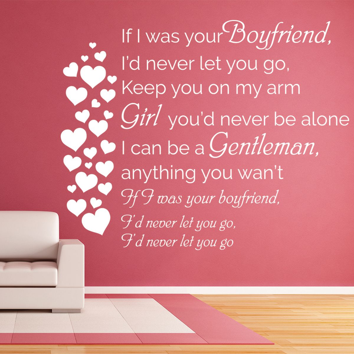 GENERICO - Decomural Justin Bieber Boyfriend Song Lyrics WS-40828