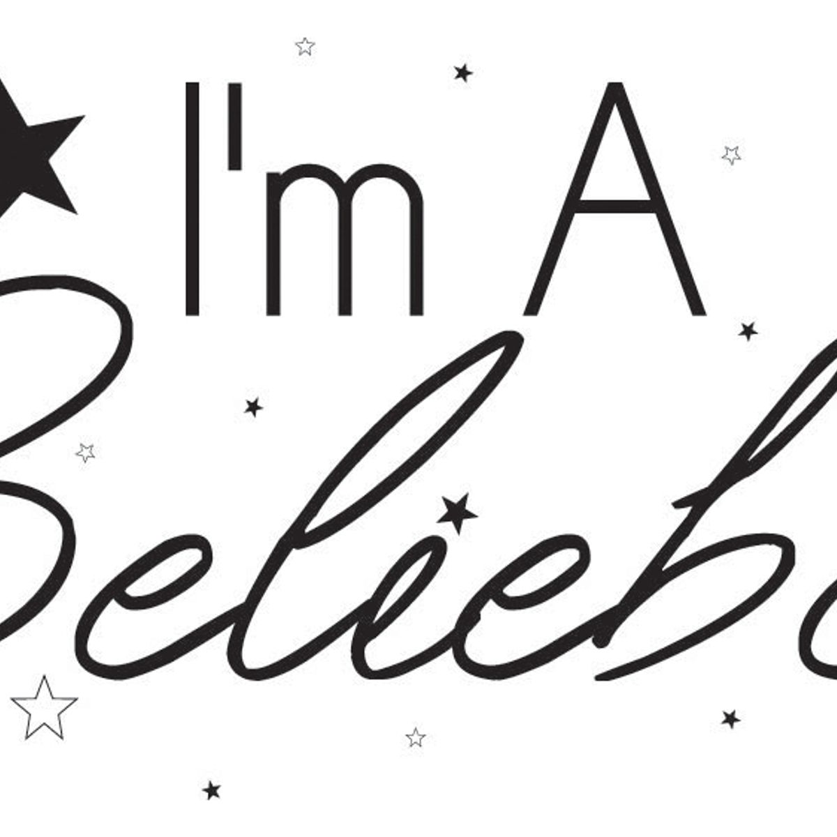 GENERICO - Decomural Im A Belieber Justin Bieber WS-40831